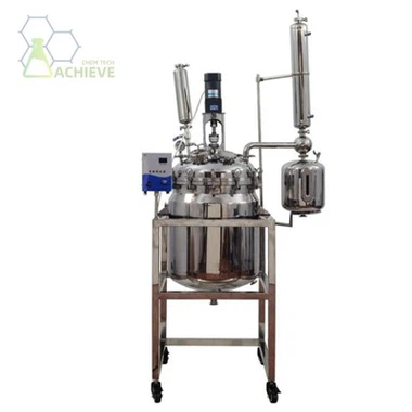 Reaktor z płaszczami ze stali nierdzewnej